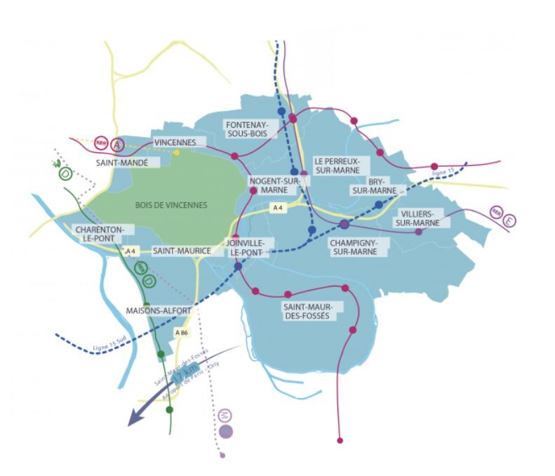 Carte des zones d’intervention de notre plombier local à Saint-Mandé – Vincennes, Joinville, Maisons-Alfort, Fontenay-sous-Bois, etc.